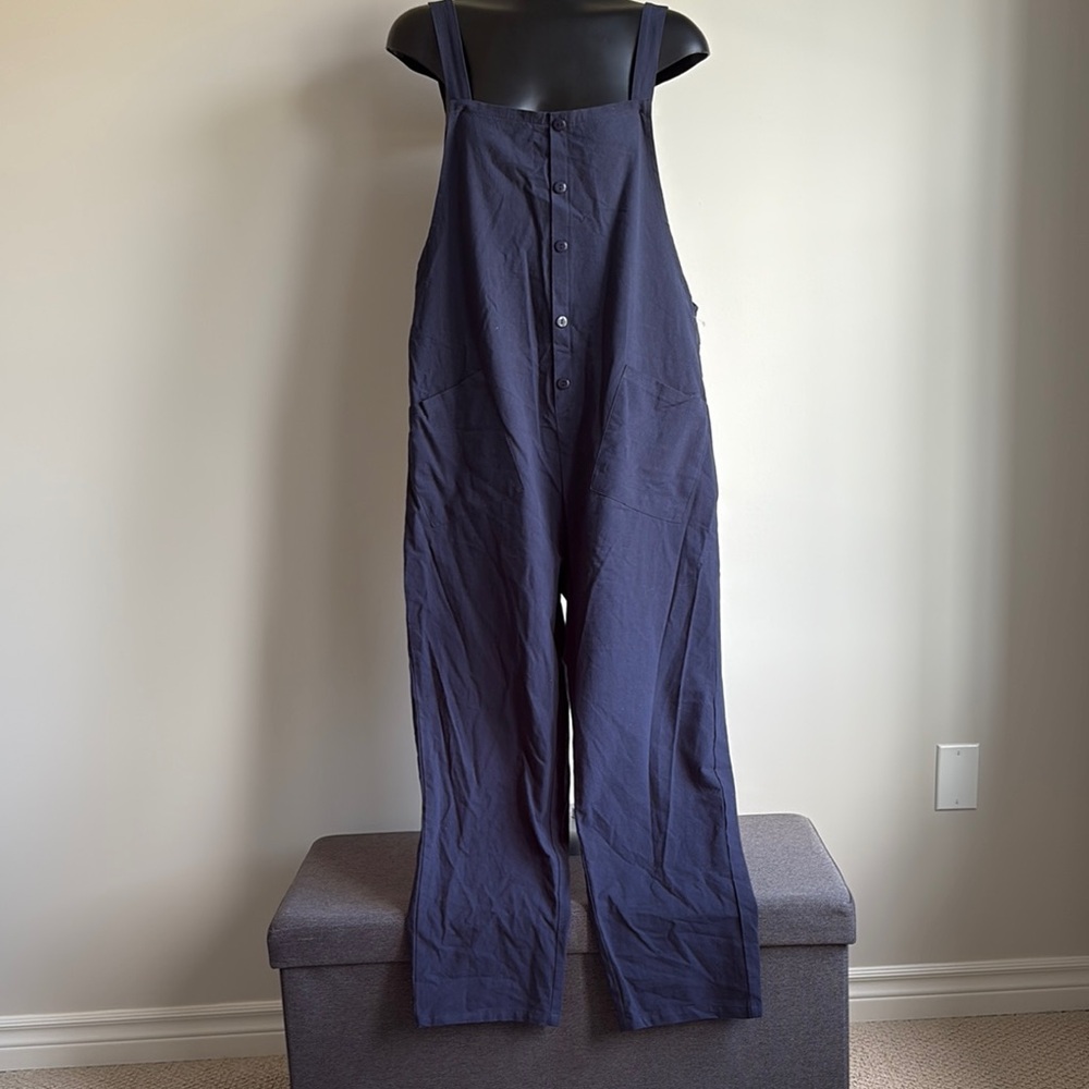 Navy Blue Women's Jumpsuit